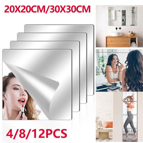 12pcs mirror tiles - tiles, wall