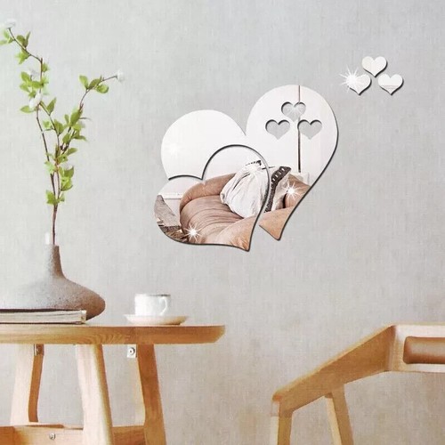 Love heart mirror - heart, tiles