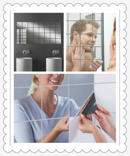 Diy home decor mirror tiles - diy,