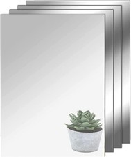 4PCS DIY Glass Mirror Tiles