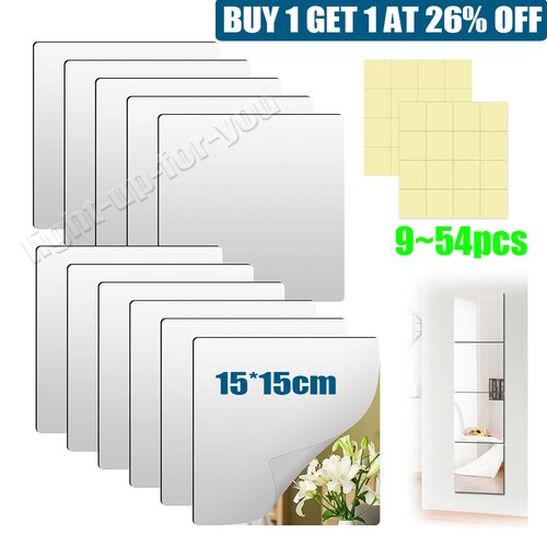 54pcs self adhesive mirrors - 9~54pcs,