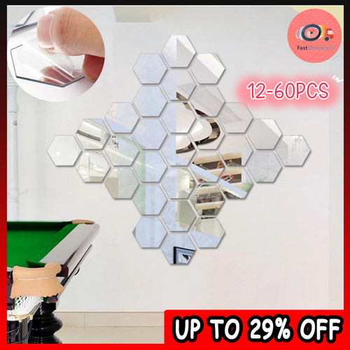 60x glass mirror - mirror, tiles