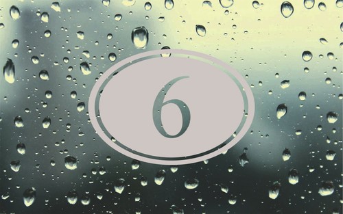 Frost etched door numbers - etched,