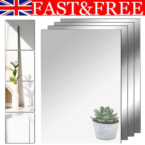 4pcs diy acrylic mirror - diy, tiles
