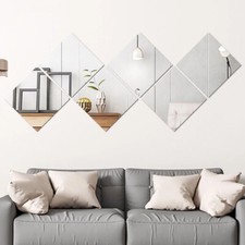 Mirror Tiles Wall Sticker
