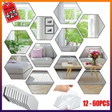 60X Glass Mirror Tiles Wall